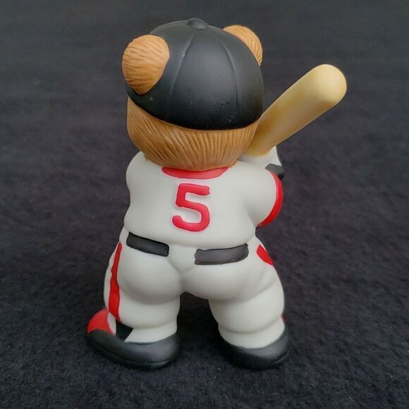 Vintage Homco Set of 3 Porcelain Baseball Bears Figurines #1403 - Picture 7 of 10